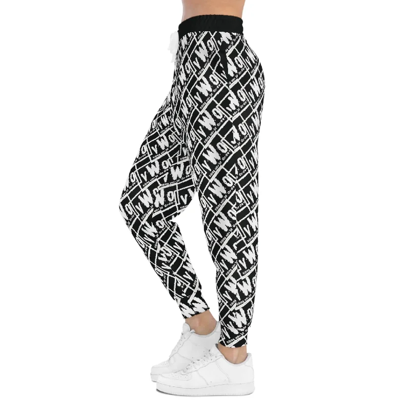 Athletic Joggers - Black/White - VWO (Framed)