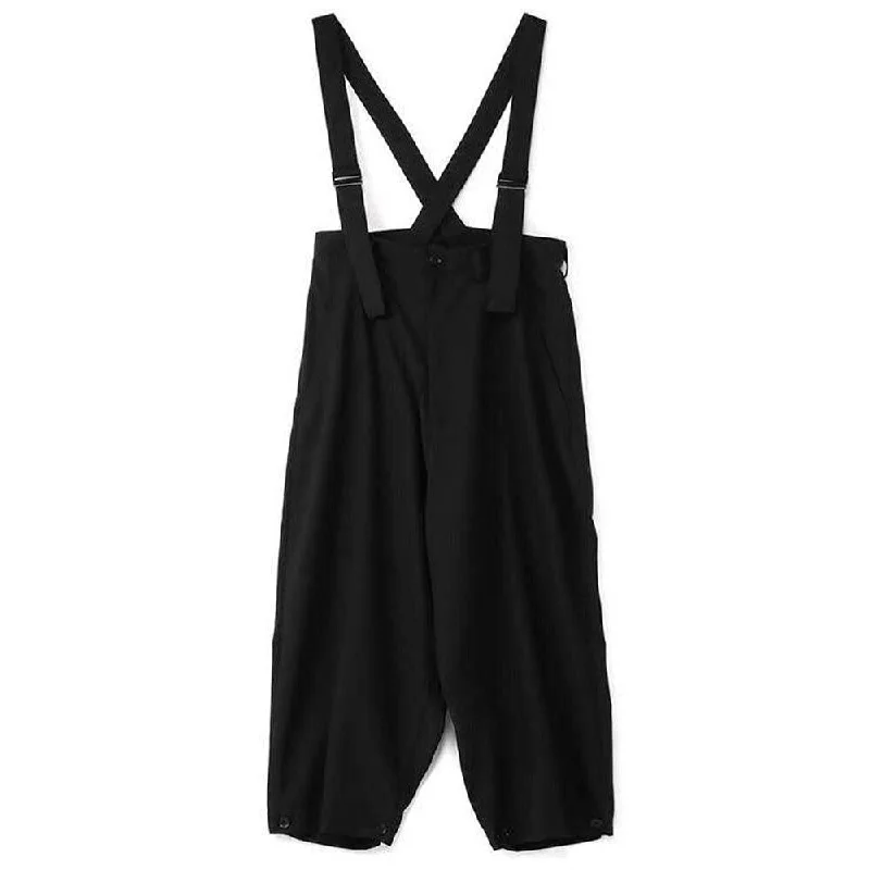 Bonsir  Men's Spring Autumn Wide Leg Pants Overalls Loose Casual Trousers Large Size Suspenders Japanese Dark Y2k Genderless Jumpsuit