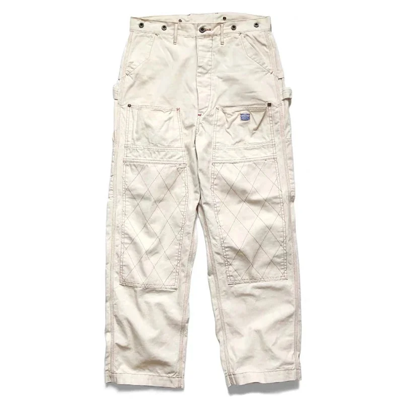 Hirata Hohiro Two Color Pure Cotton Gold Thread Japanese Retro Trend Casual Overalls Safari Style Loose Pants