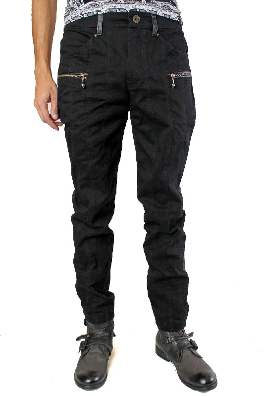 Jan Hilmer Icon Pants - denim/leather