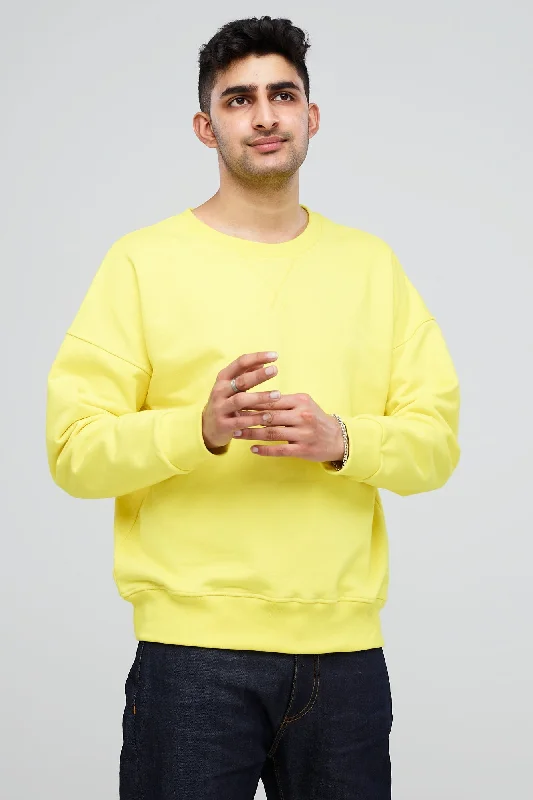 Men's Heritage Sweatshirt Original Fit - Canary Yellow