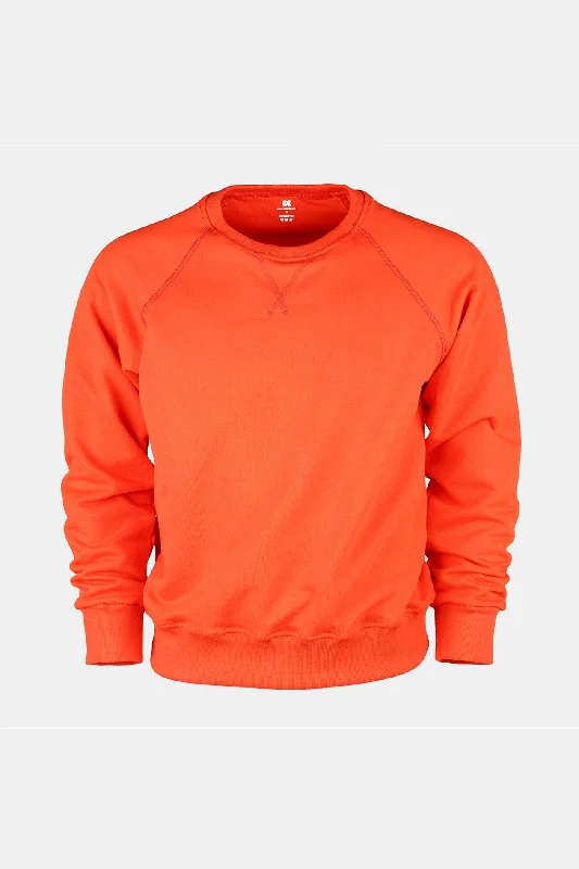 Men's Raglan Sweatshirt - Flame Red