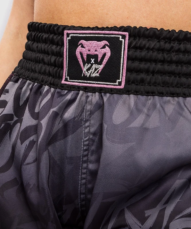 Venum x Kaz Muay Thai Shorts - Black