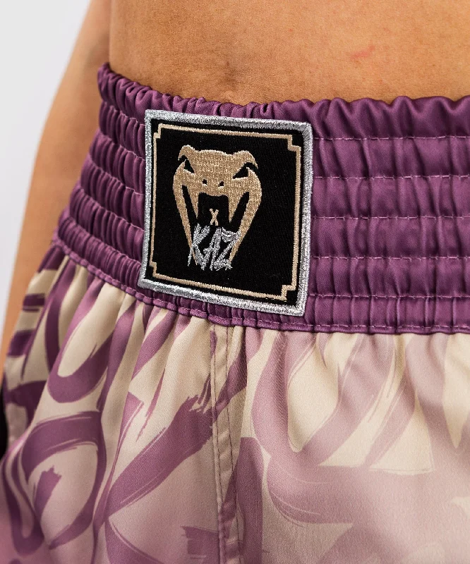 Venum x Kaz Muay Thai Shorts - Dusky Orchid