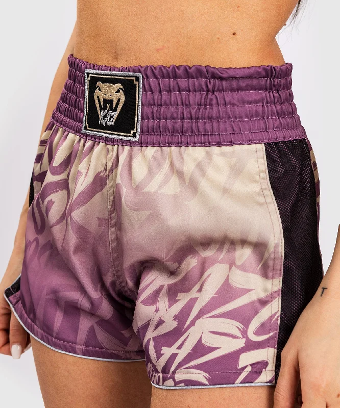 Venum x Kaz Muay Thai Shorts - Dusky Orchid