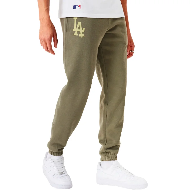 New Era Mens Los Angeles Dodgers League Essentials Joggers - Green