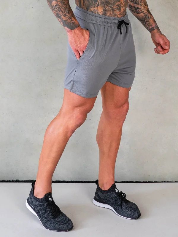 Octane Mesh Shorts - Steel Grey