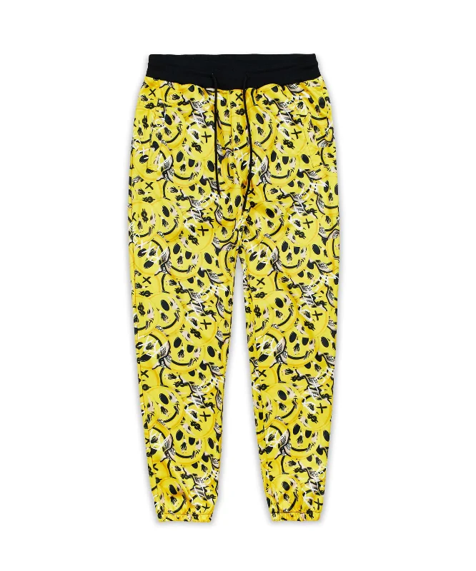 Skelly Smile Allover Print Cuffed Jogger