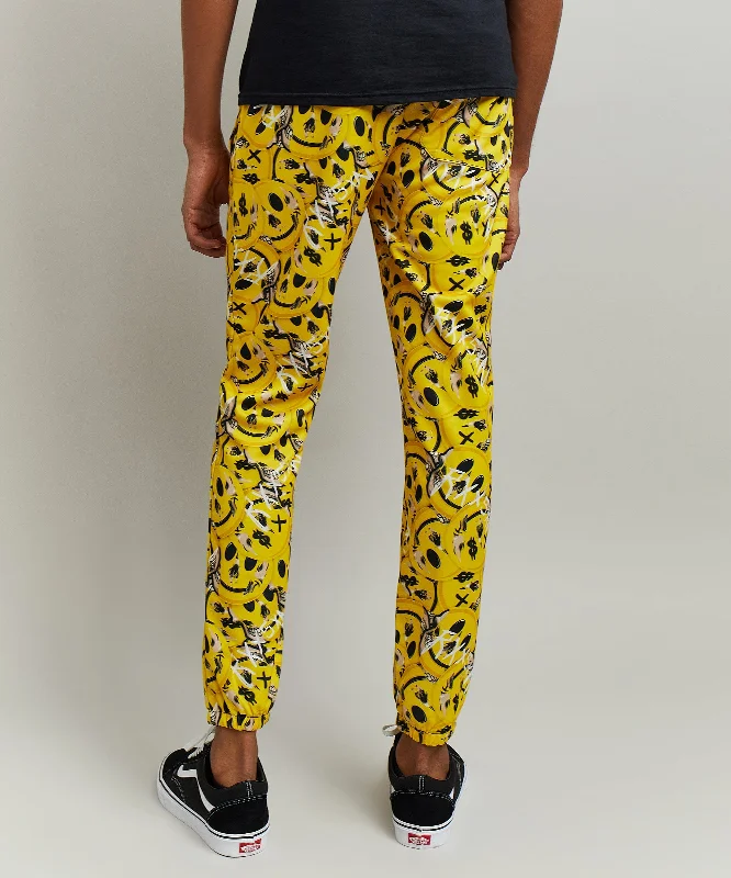 Skelly Smile Allover Print Cuffed Jogger