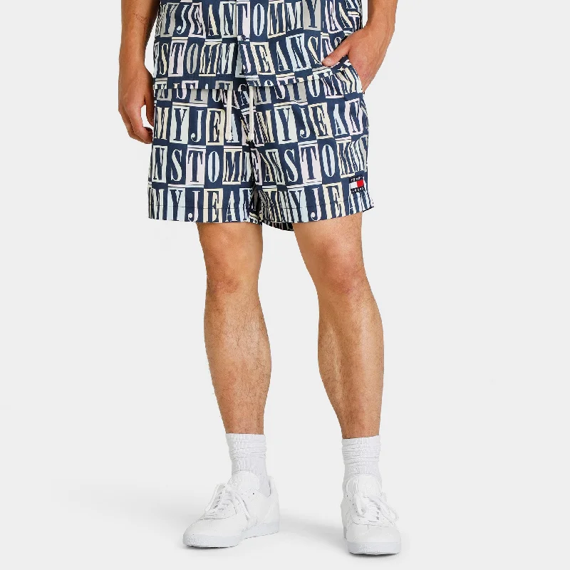 Tommy Jeans All Over Print Beach Shorts / Tommy Graphic AOP