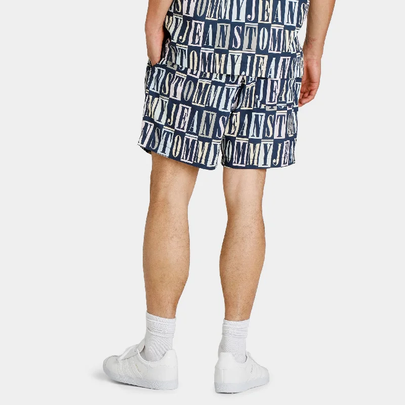 Tommy Jeans All Over Print Beach Shorts / Tommy Graphic AOP