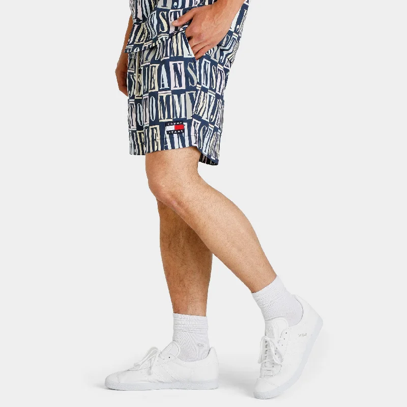 Tommy Jeans All Over Print Beach Shorts / Tommy Graphic AOP