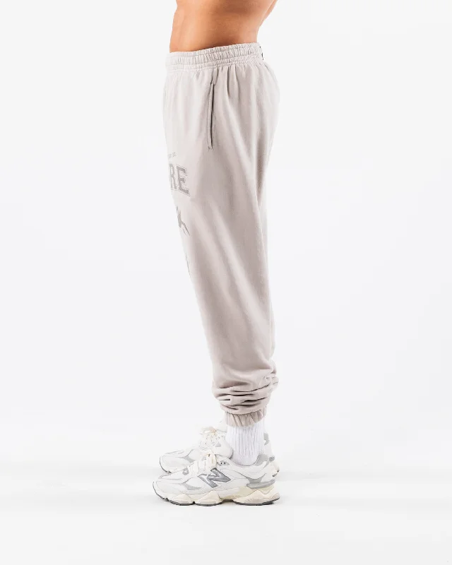 Earth Dye Graphic Jogger - Silver