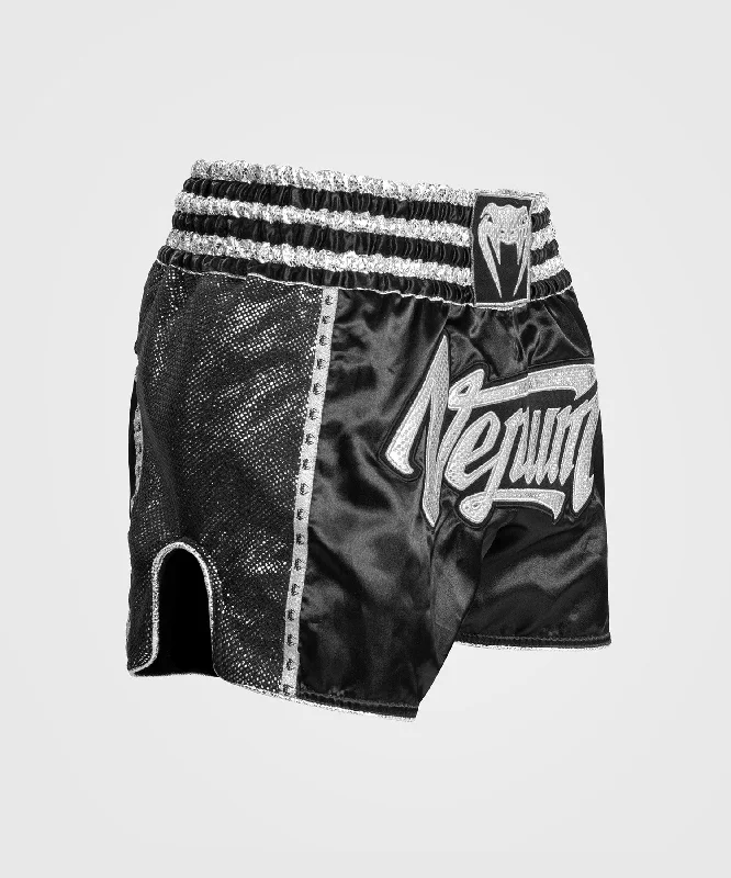 Venum Absolute 2.0 Muay Thai Shorts - Black/Silver