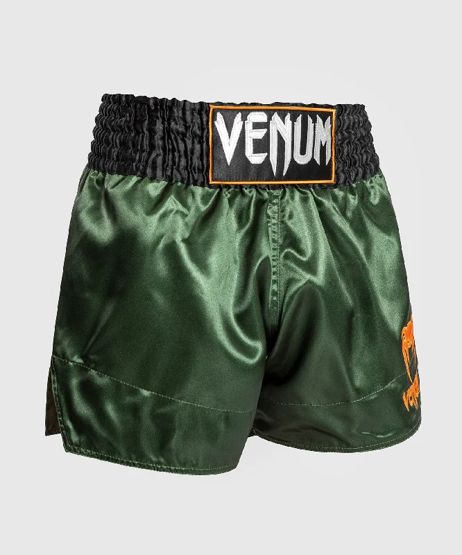 Venum Classic Muay Thaï Short - Green/Black/Gold