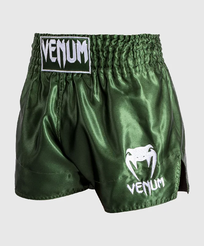 Venum Classic Muay Thaï Short Khaki/White