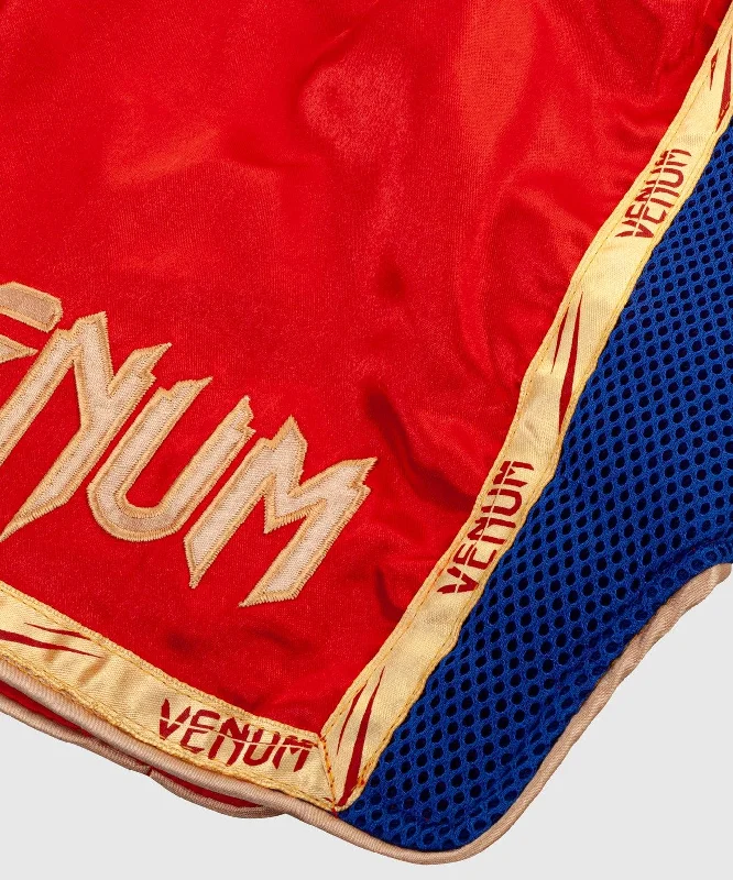 Venum Giant Muay Thai Shorts - Red/Gold