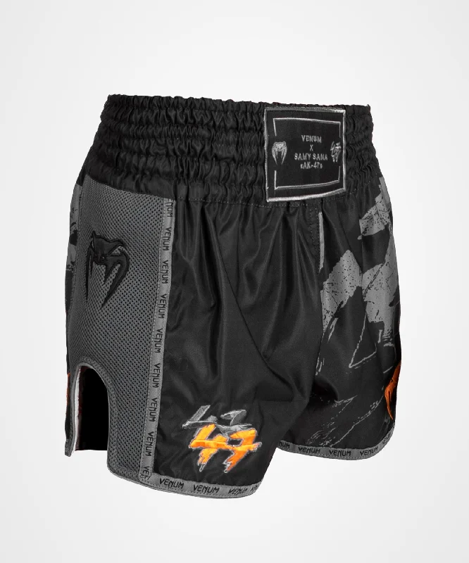 Venum S47 Muay Thaï Short - Black/Orange