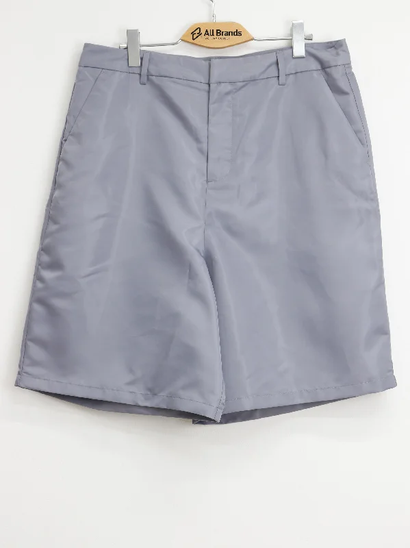 Men's Plain Solid Short,Grey