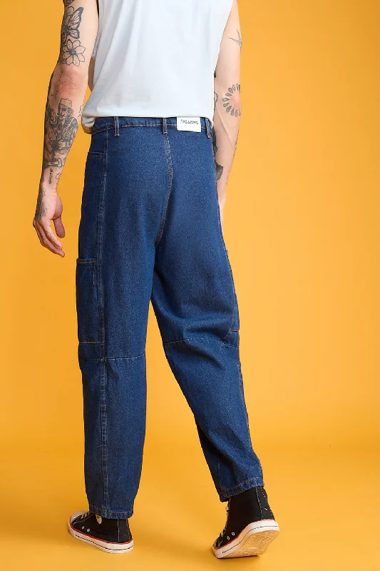 Men's Cobalt Carrot Jeans