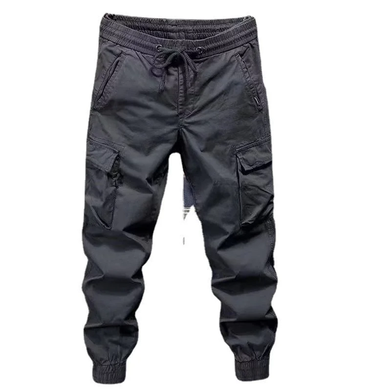 Men's Loose Solid Cargo Pants ( Pack of 2 )