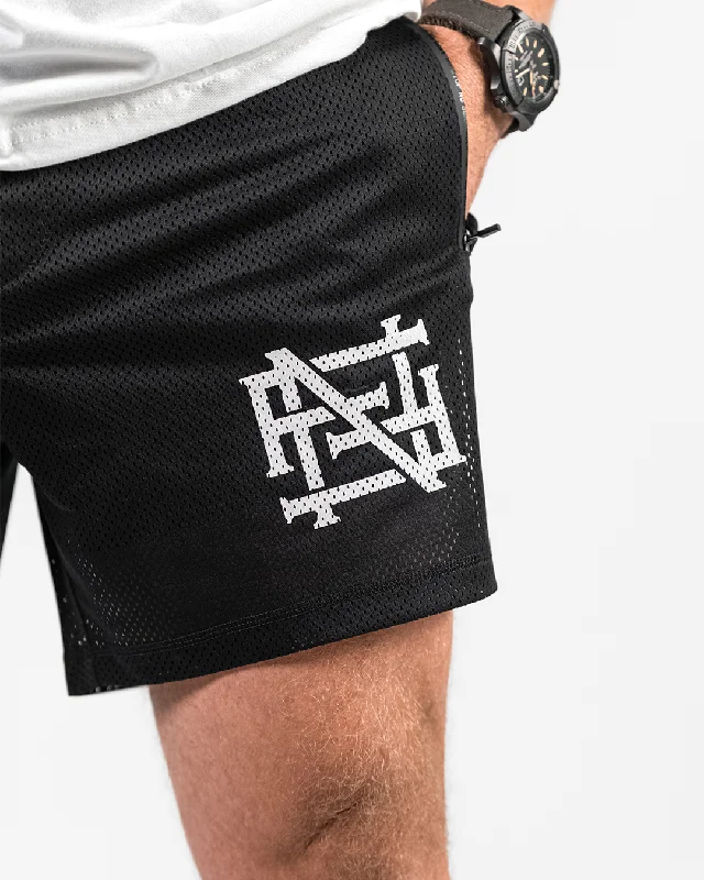 MENS MOMENTUM MESH SHORTS - BLACK