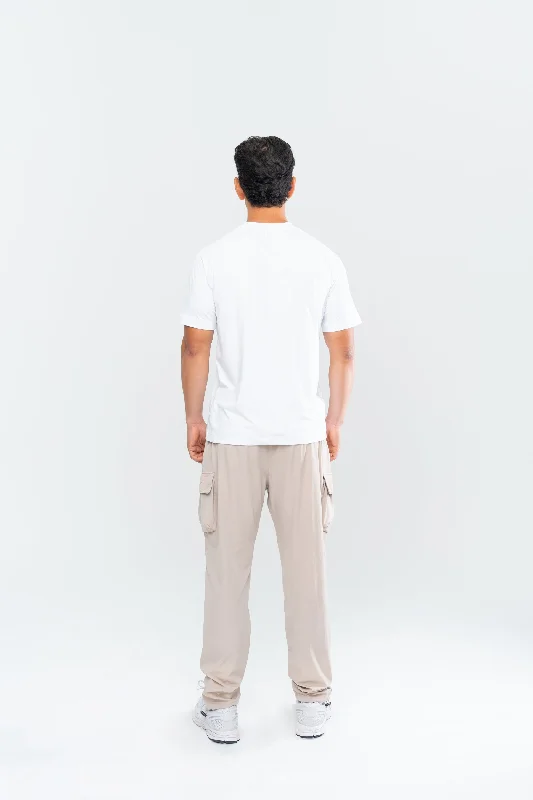 MEN'S PERFORMANCE TECH CARGO JOGGERS - TAUPE