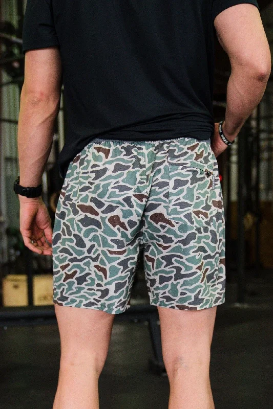 Athletic Short - Retro Duck Camo - Grey Liner