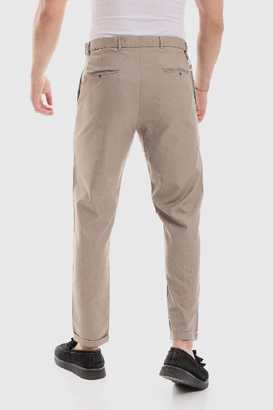 Slub Pattern Classic Chino Pants (838) - White Rabbit