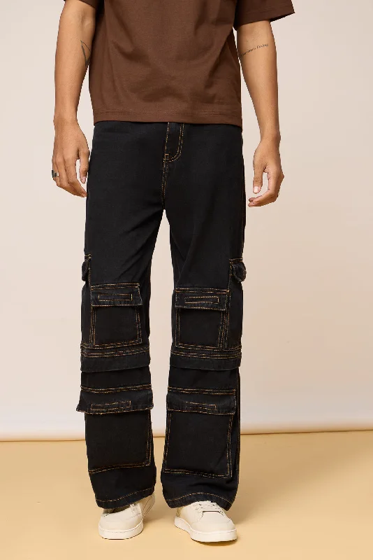 Stealth Mode Men's Cargo Jeans