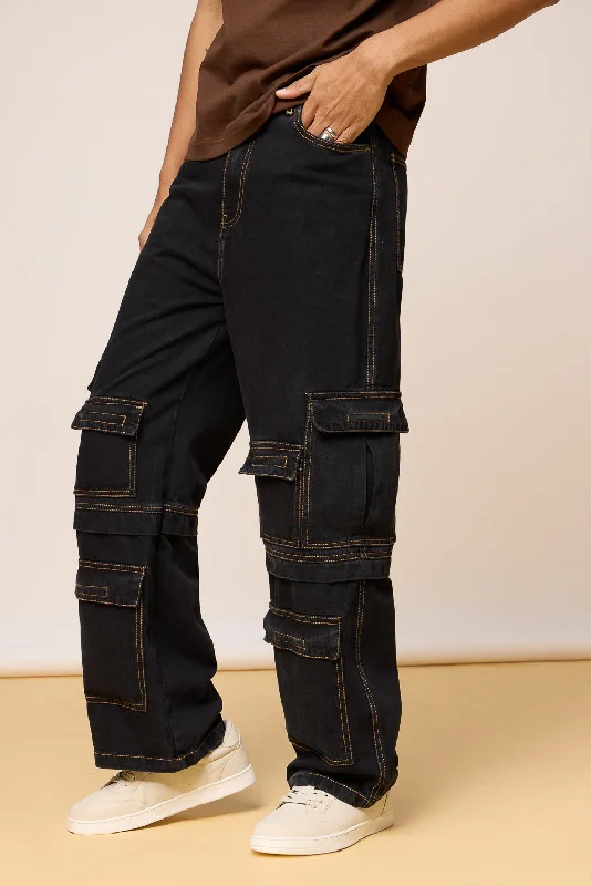 Stealth Mode Men's Cargo Jeans