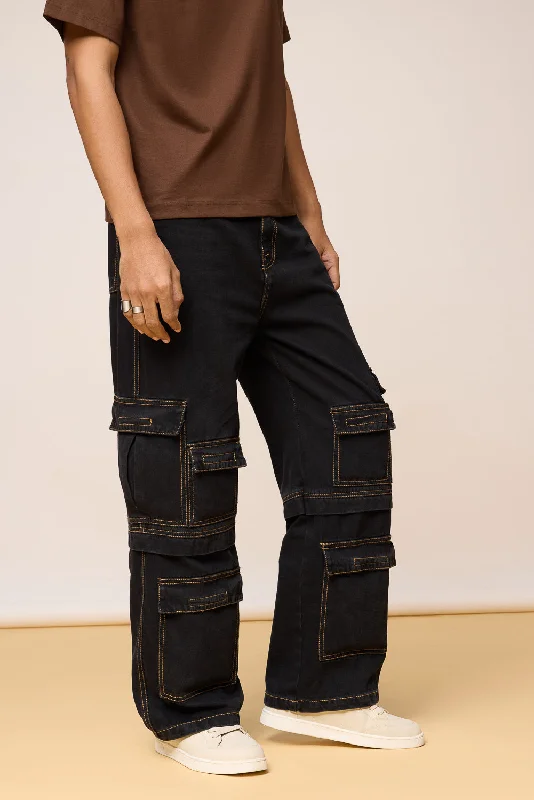 Stealth Mode Men's Cargo Jeans