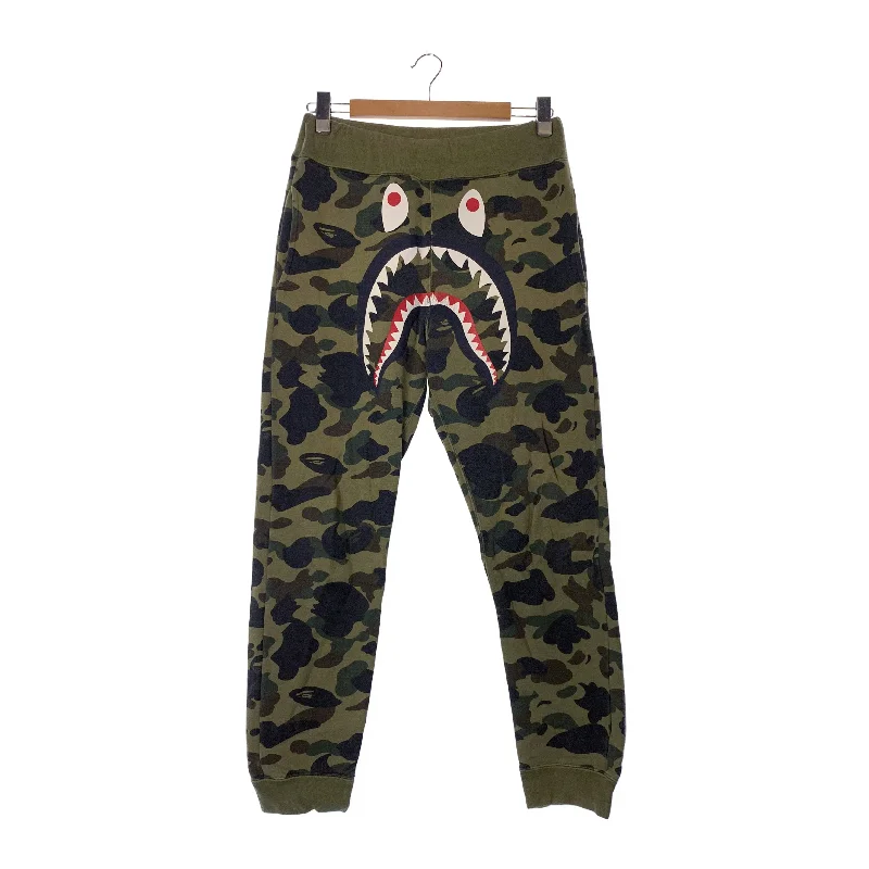 A BATHING APE/Pants/M/KHK/Cotton/Camouflage/001PTG301001X/SWEATPANTS