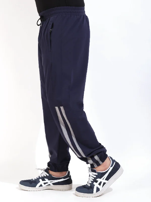 Navy Terry Lycra Trackpant