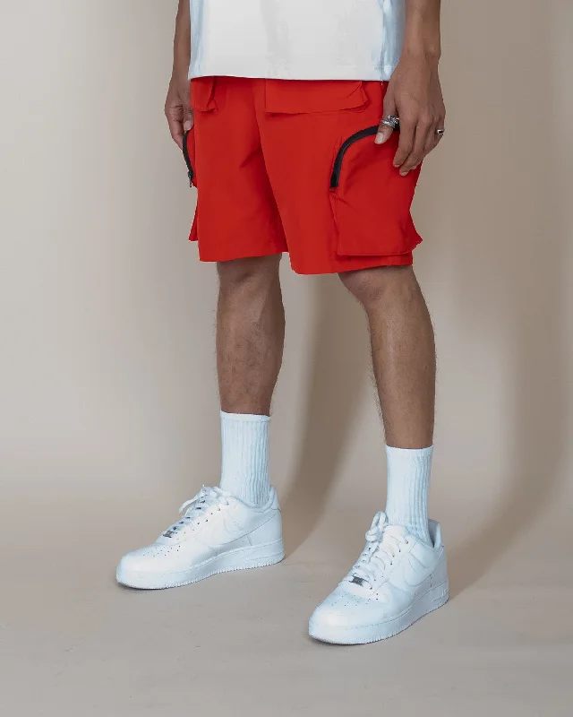 EPTM DOPE BOY CARGO SHORTS - RED