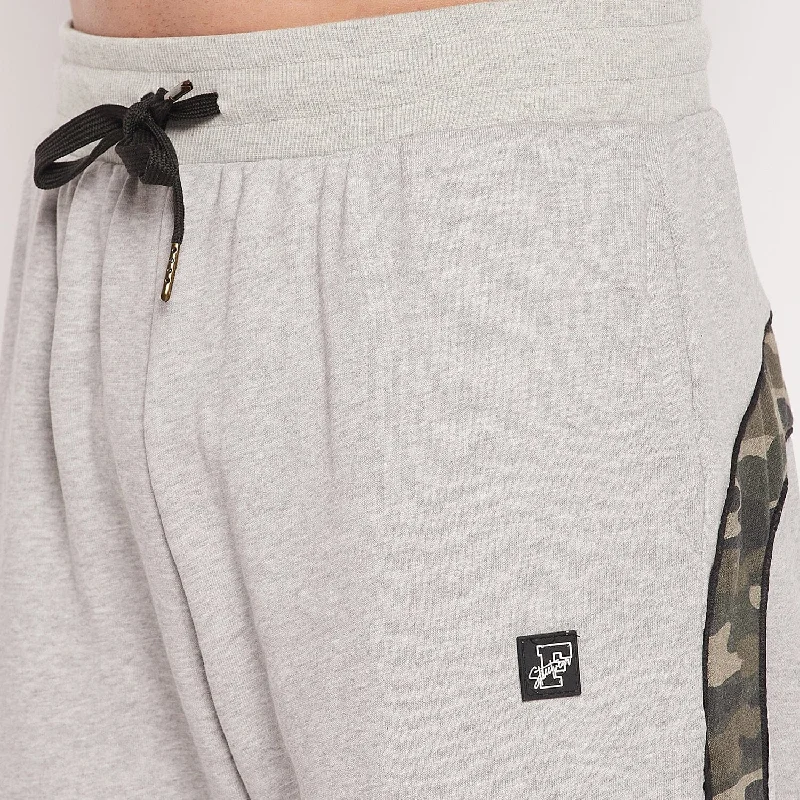 Grey Camo Taped Cut-Sew Jogger