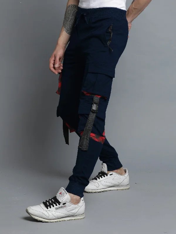 Double Navy Tape Pocket Cargo