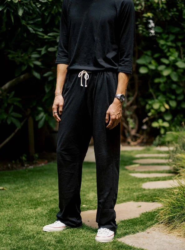 Men's Organic Lounge Pants - Black