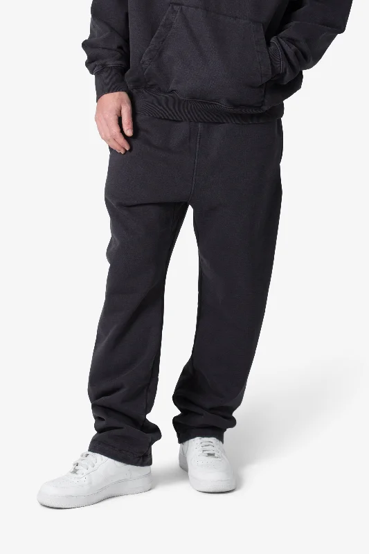 Heavy Relaxed Every Day Sweatpants - Washed Black