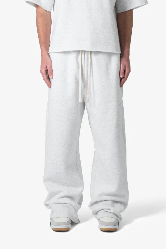 Washed Ultra Baggy Sweatpants - Heather Grey