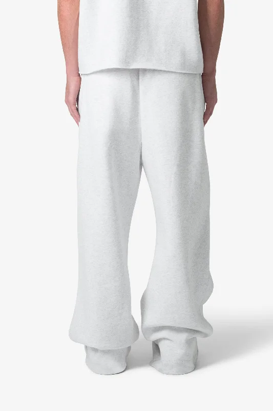 Washed Ultra Baggy Sweatpants - Heather Grey