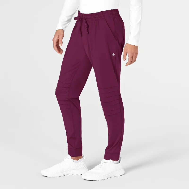 Moto Men's Knit Jogger Pant - Wine