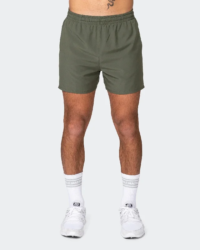 Muscle Nation | Function 4"" Shorts - Dark Khaki