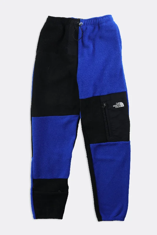 Rework Unisex North Face Patchwork Fleece Pant - S, M, XL