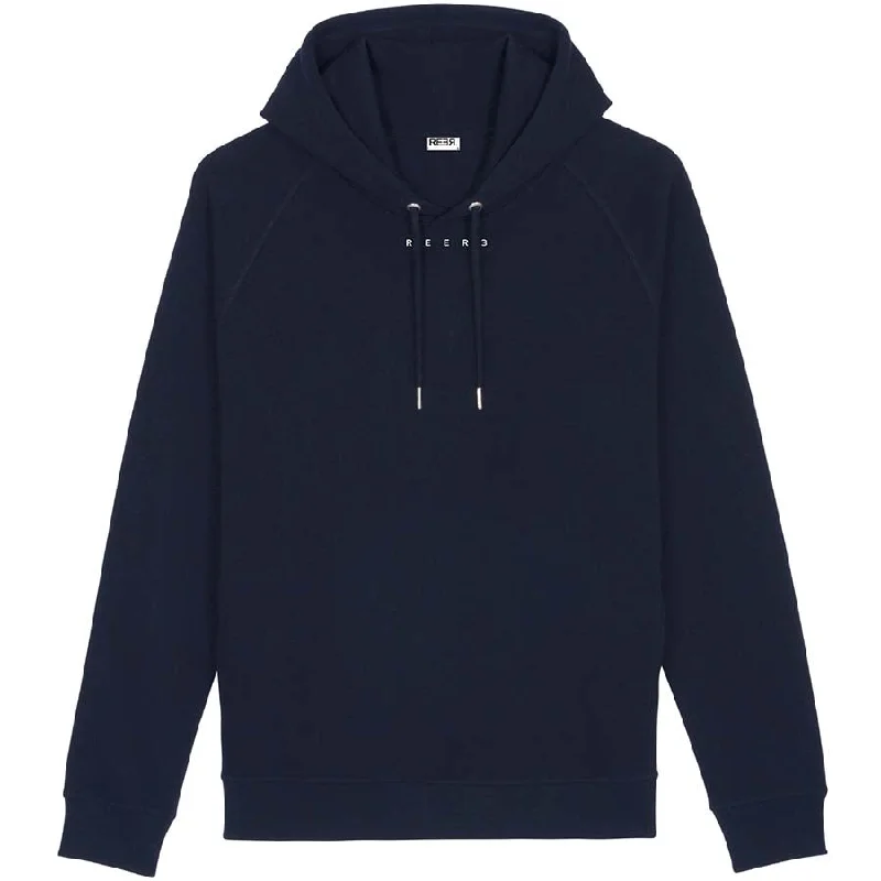 UNISEX ORGANIC COTTON HOODIE IN NAVY BLUE