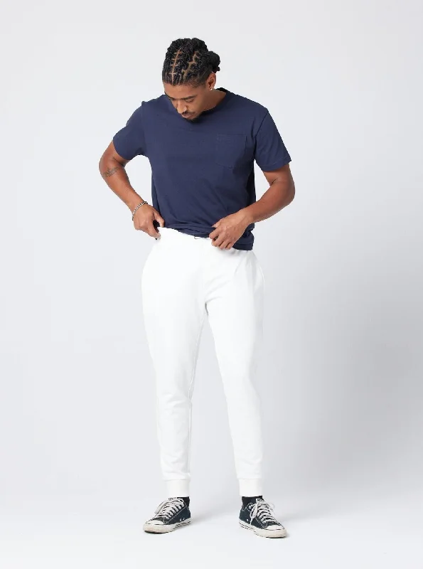 Unisex Sweatpants - White