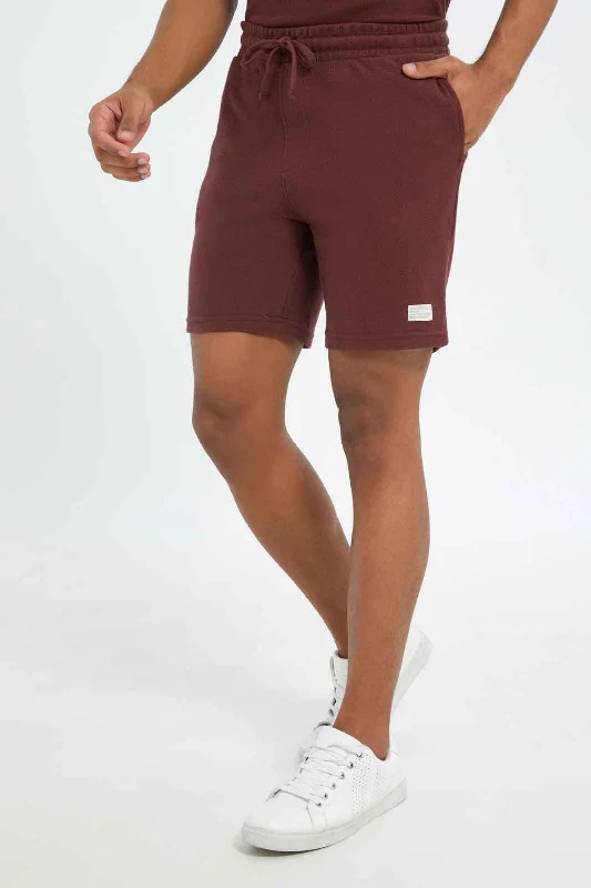 Men Brown Loungewear Short