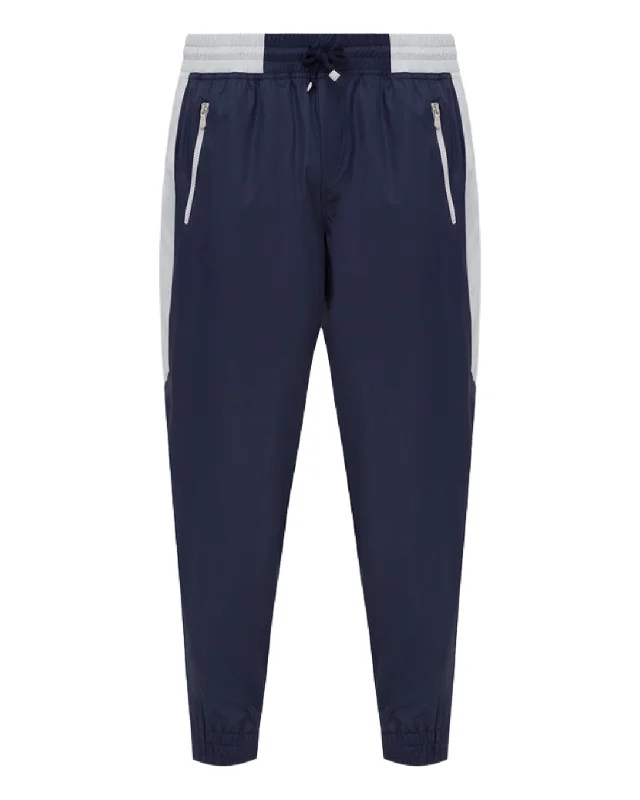 Brunello Cucinelli New Menâ€s Navy Drawstring Sweatpants