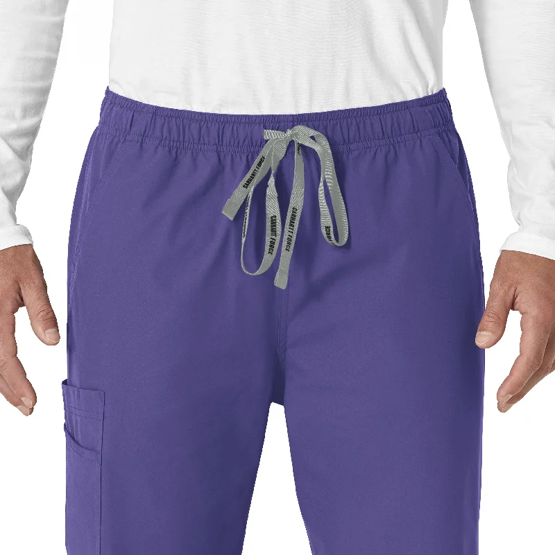 Carhartt Force Essentials Unisex Elastic Waist Cargo Scrub Pant - Grape