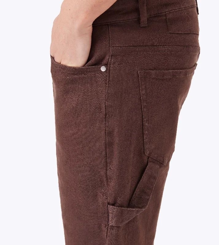 Carpenter Denim Pant Dk Choc